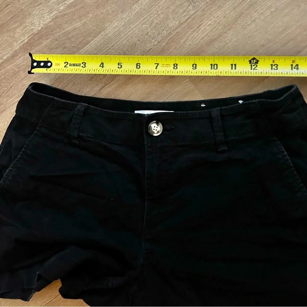 LOFT Black soft and comfortable cotton spandex shorts sz 6 curvy